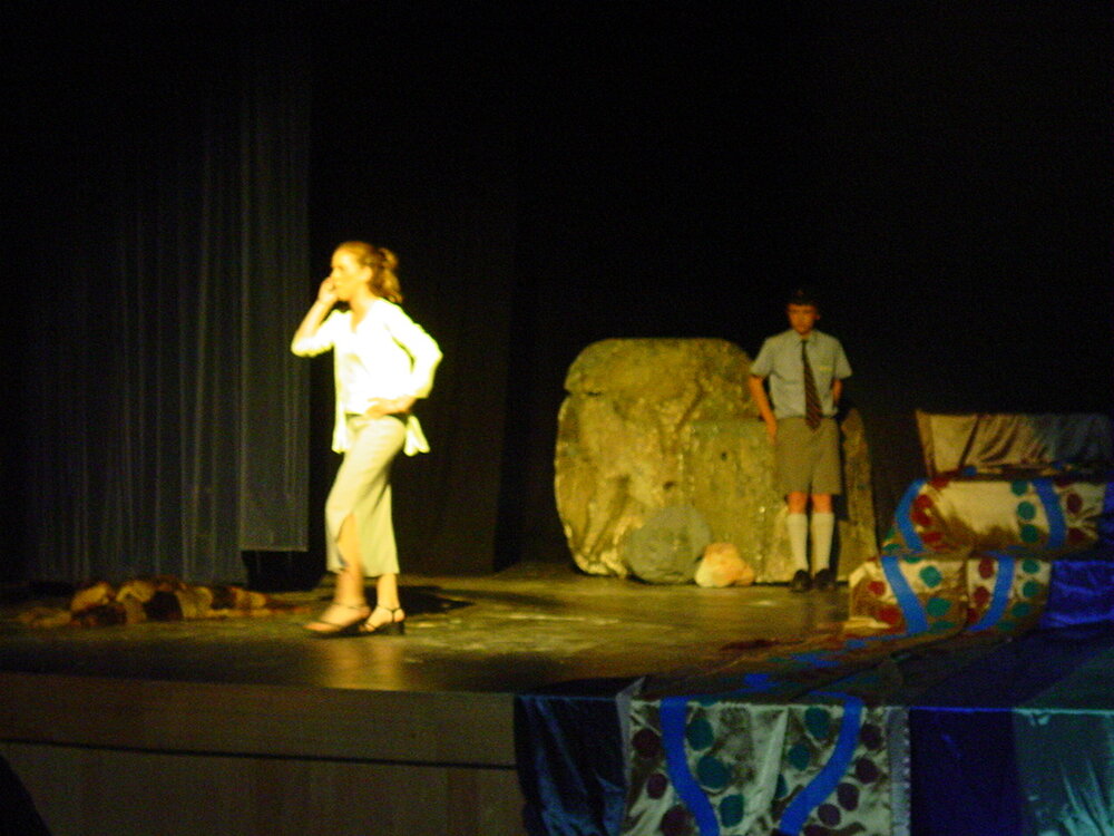 Scene from Year 8 play 'Balluck', 2002