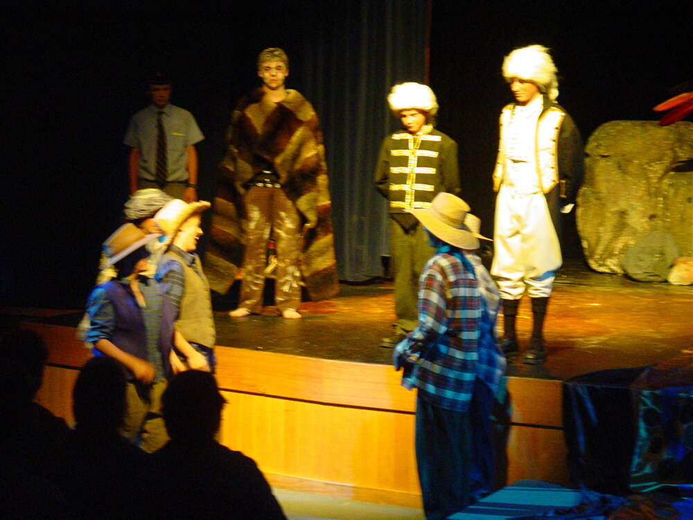 Scene from Year 8 play 'Balluck', 2002