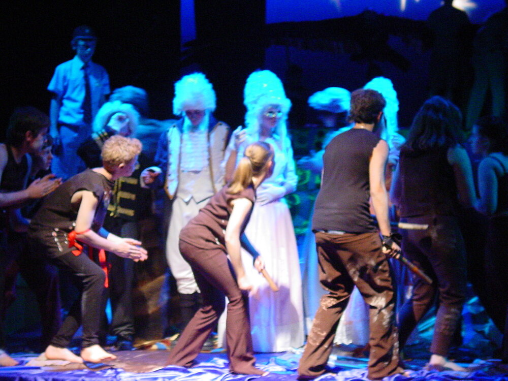 Scene from Year 8 play 'Balluck', 2002
