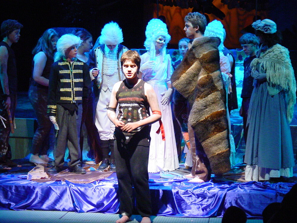 Scene from Year 8 play 'Balluck', 2002