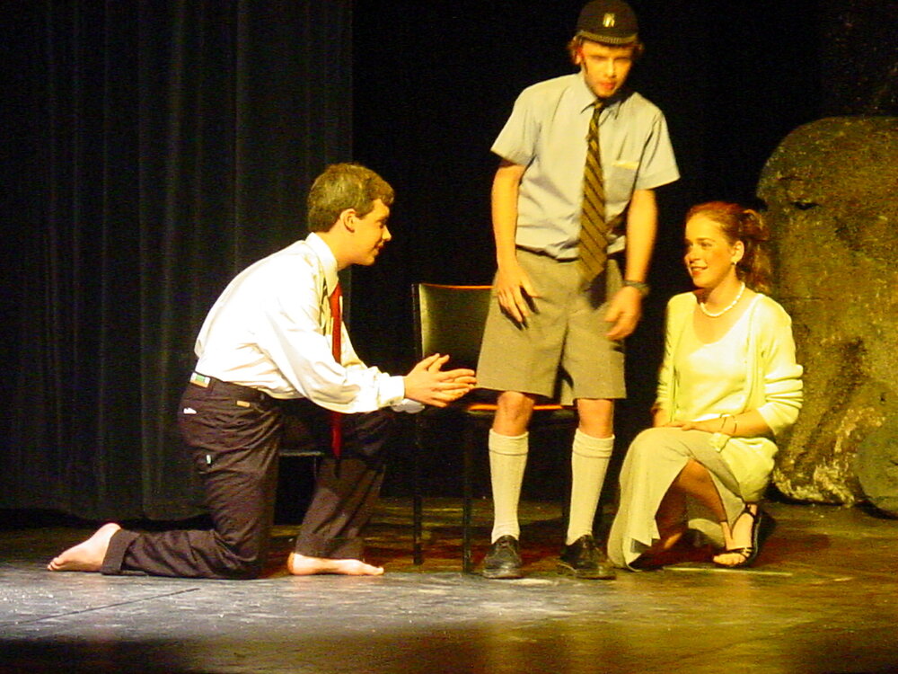 Scene from Year 8 play 'Balluck', 2002