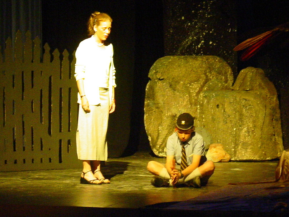 Scene from Year 8 play 'Balluck', 2002