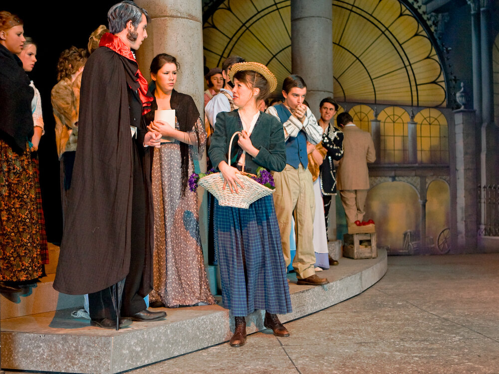 Scene from Senior School Play 'Pygmalion with a Twist!', 2008
