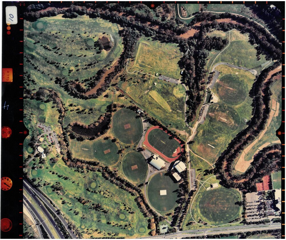 Aerial view of Bulleen, circa 2000