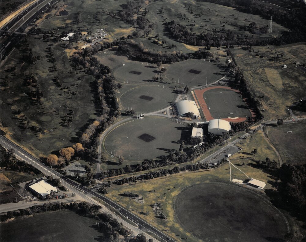 Aerial view of Bulleen, 1992