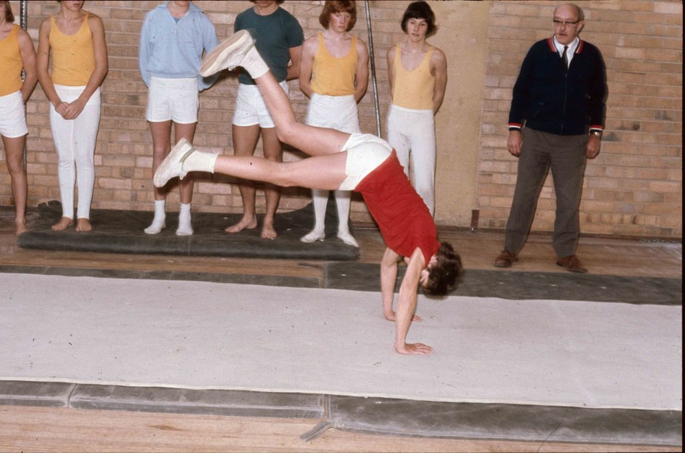 Gymnastics class, 1974