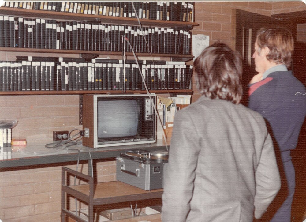 AV room, 1975