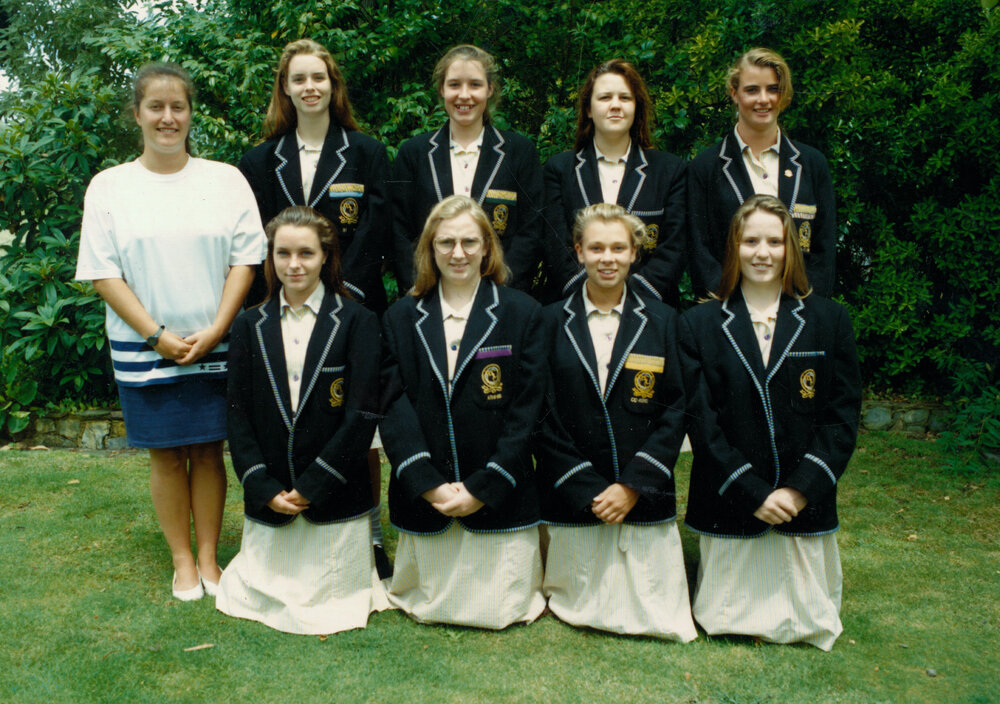ESA girls' basketball premiers, 1990