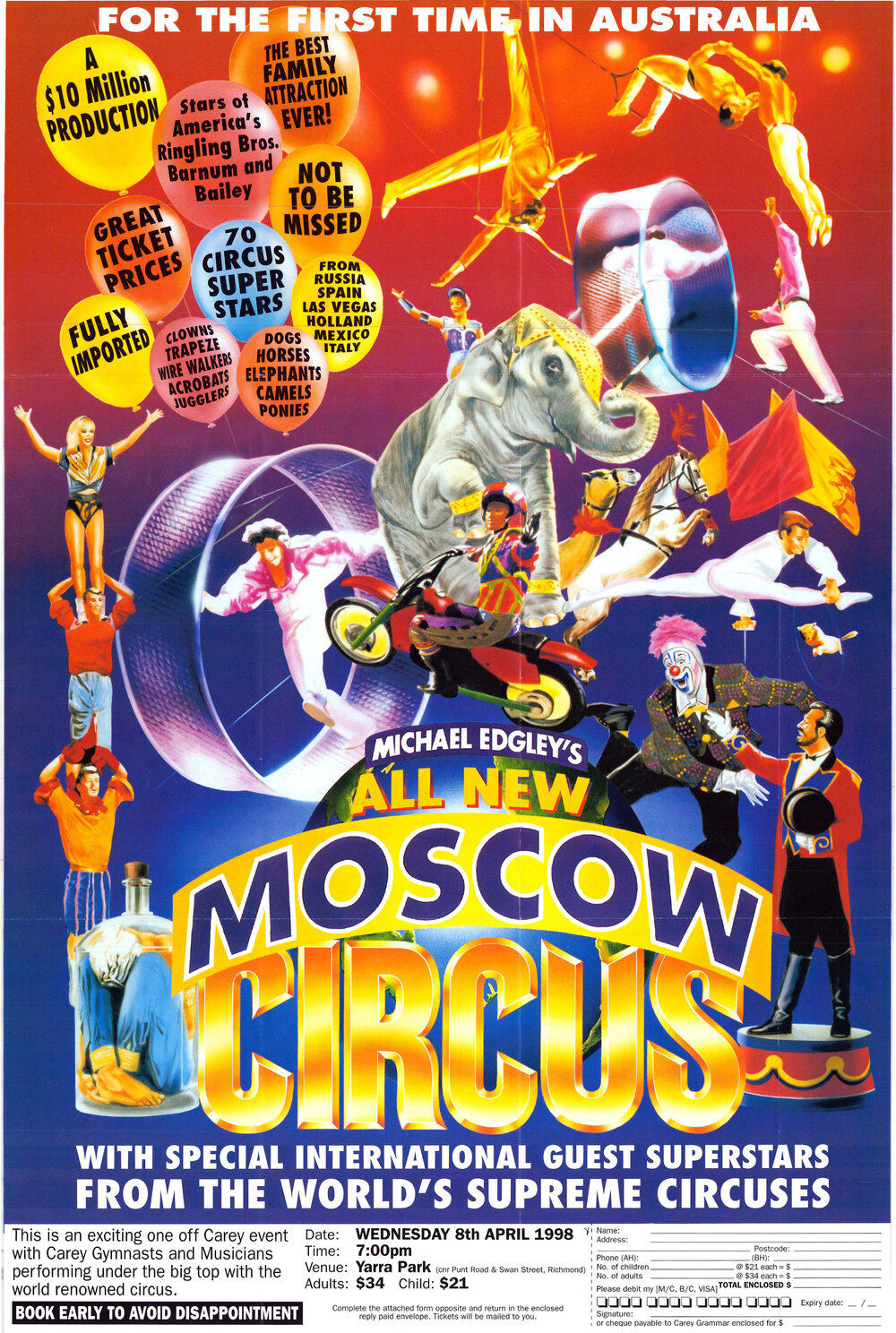 Michael Edgley's All New Moscow Circus, 1998