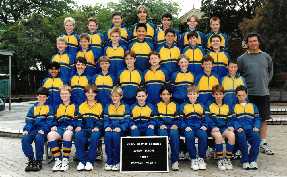 Junior School Football Team Year 6, 1997