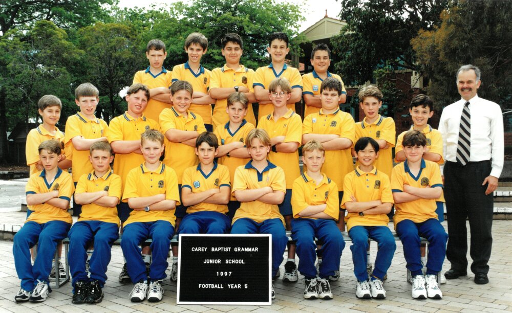 Junior School Football Team Year 5, 1997