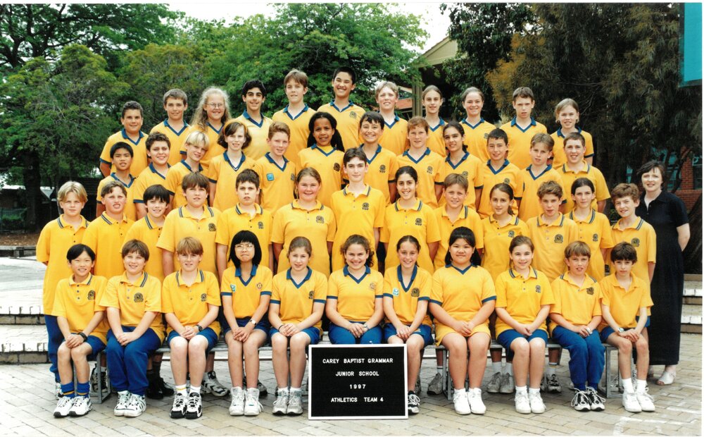 Junior School Athletics Team 4, 1997
