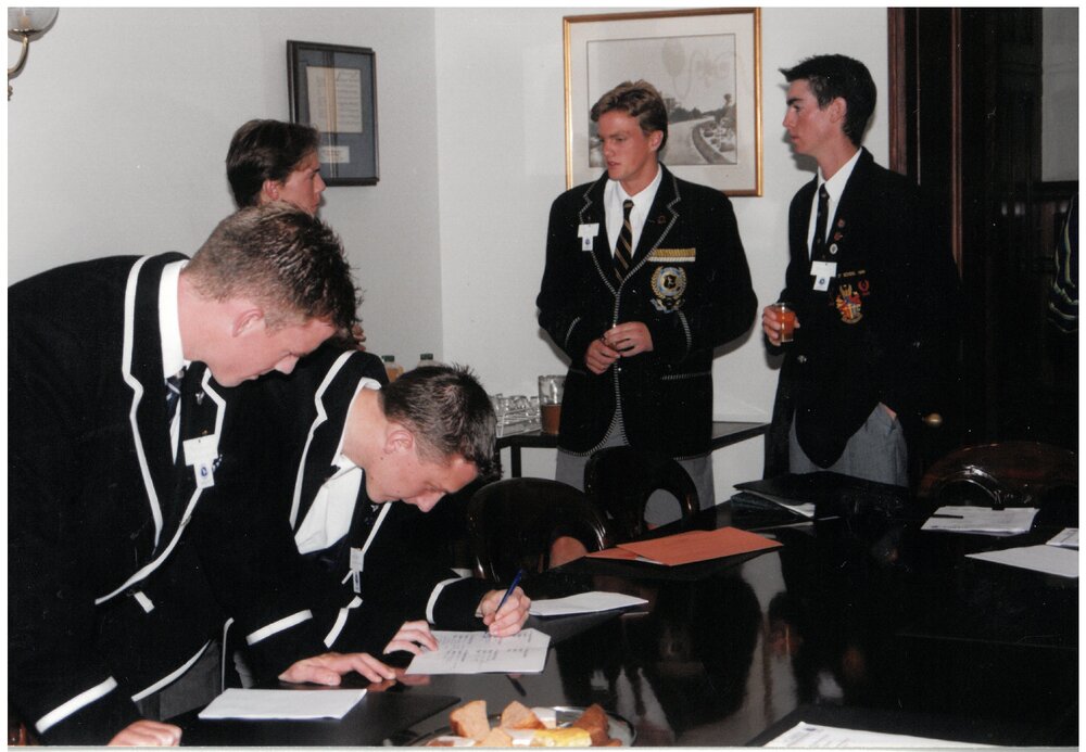 APS schools annual captains meeting held at Carey, 1999