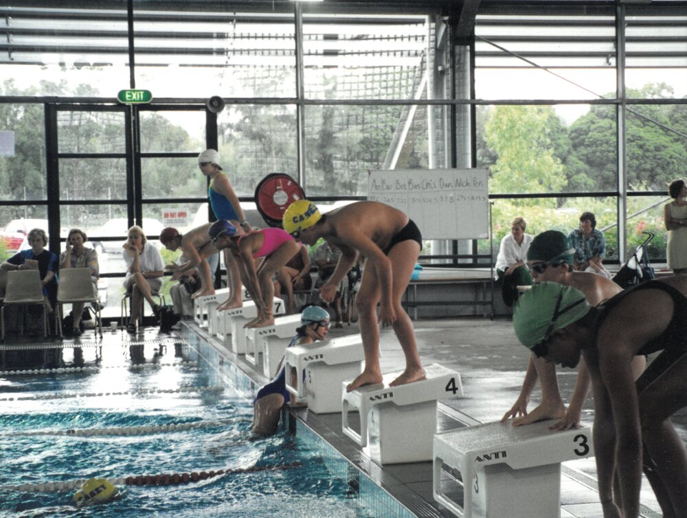 Junior School House Swimming at Bulleen, circa 1997