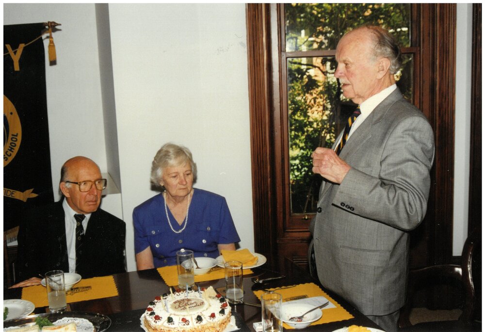 Arthur Sandell's 80th birthday luncheon, 1996