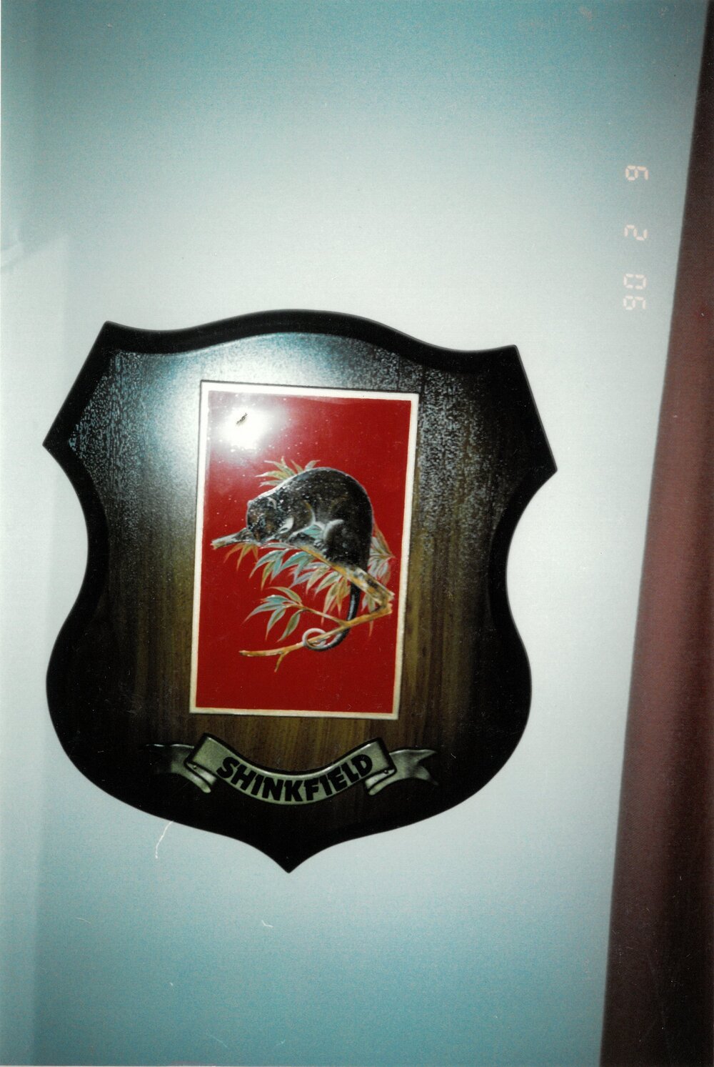 Shinkfield House shield, 1990