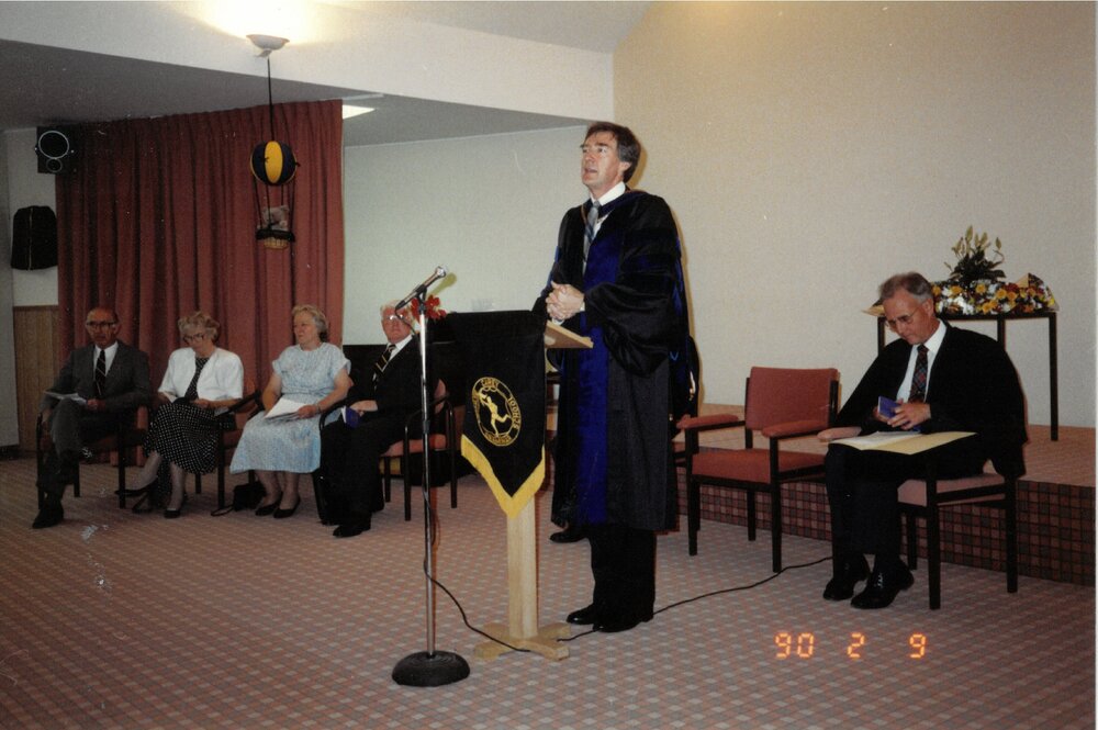 Inauguration of the Donvale Houses, 1990