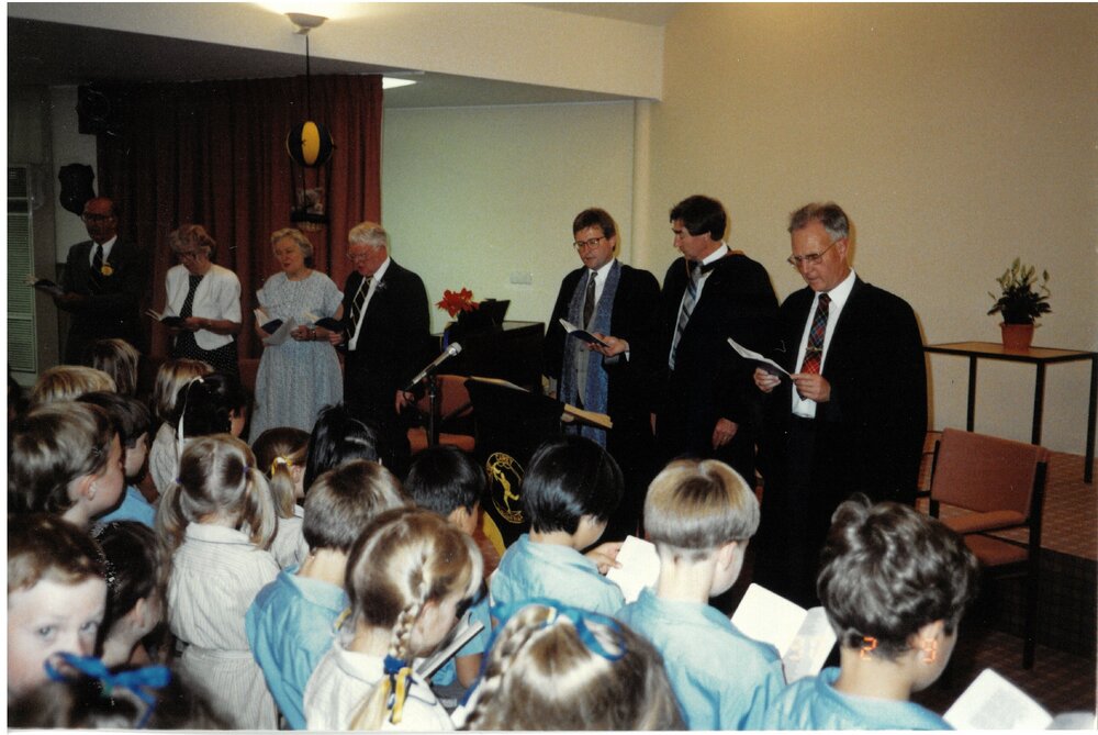 Inauguration of the Donvale Houses, 1990