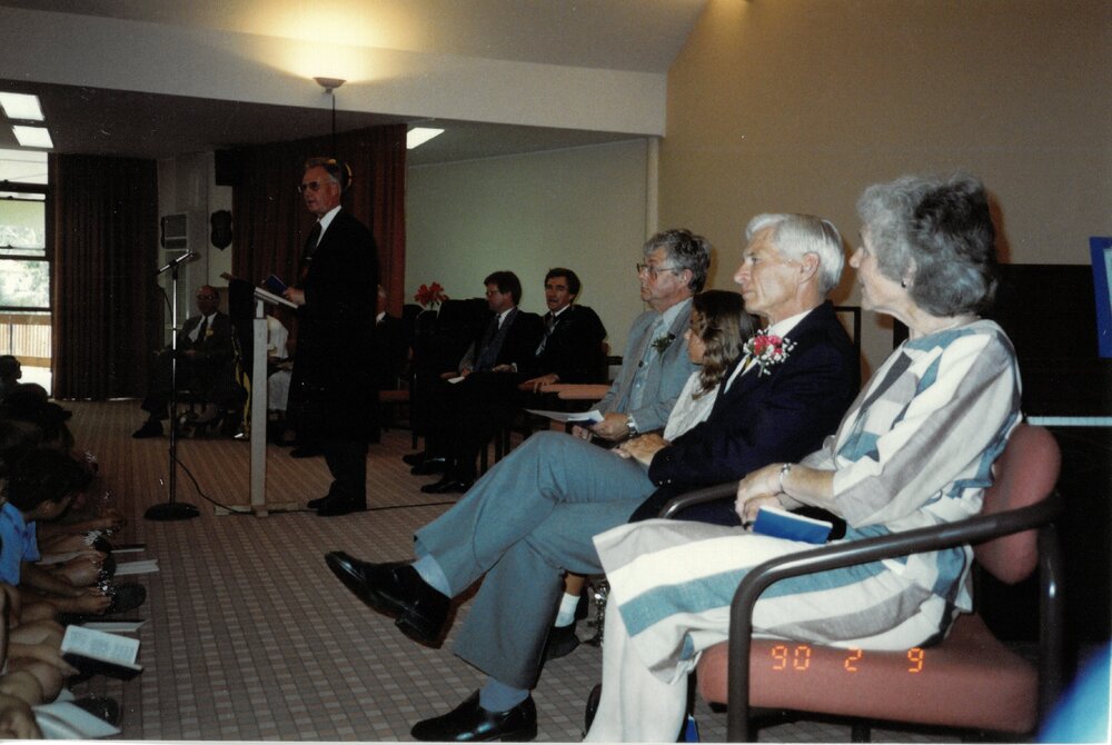 Inauguration of the Donvale Houses, 1990