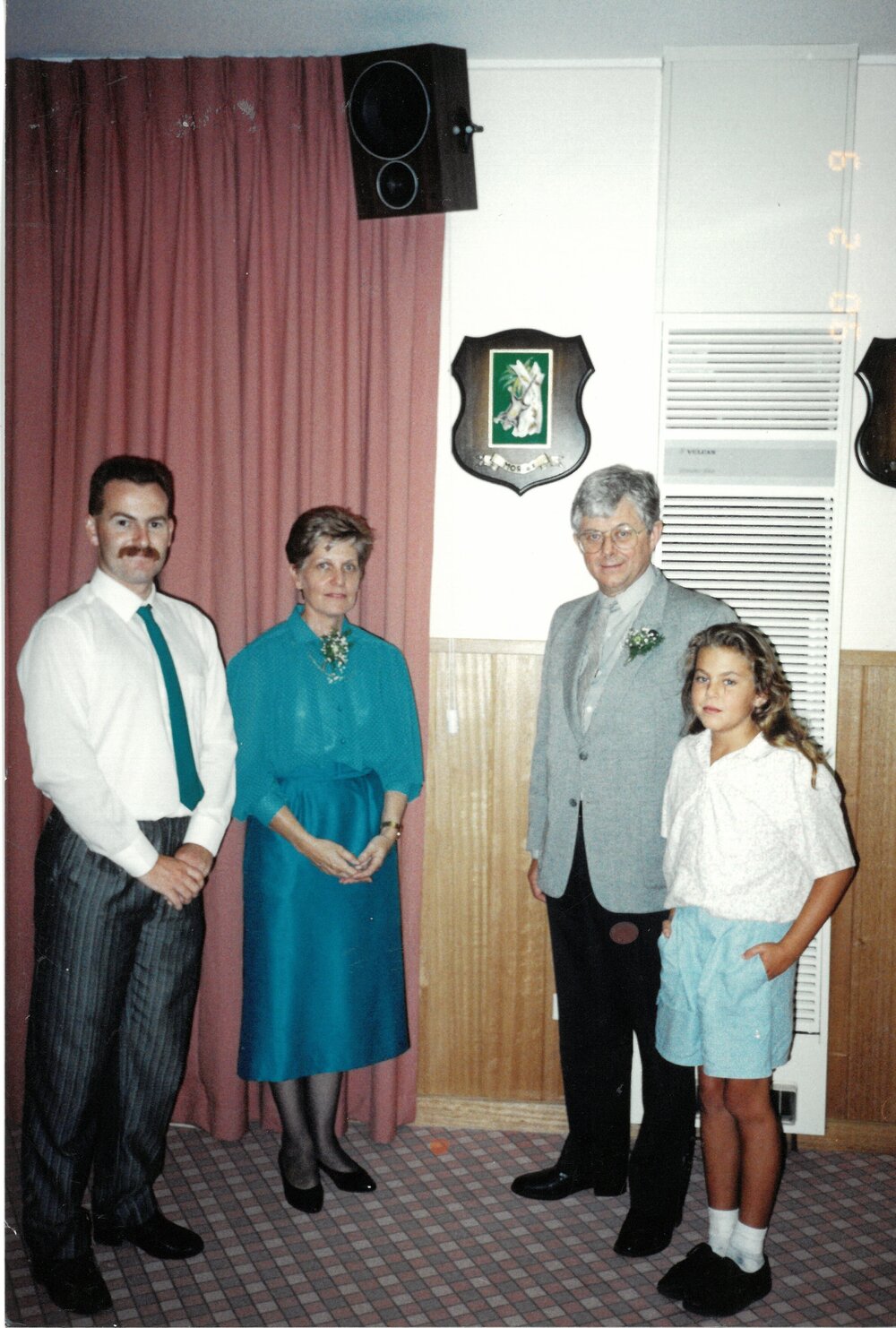 Inauguration of Morley House, 1990