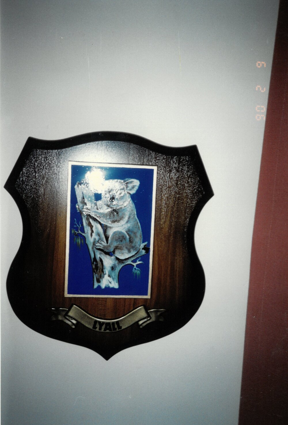 Lyall House shield, 1990