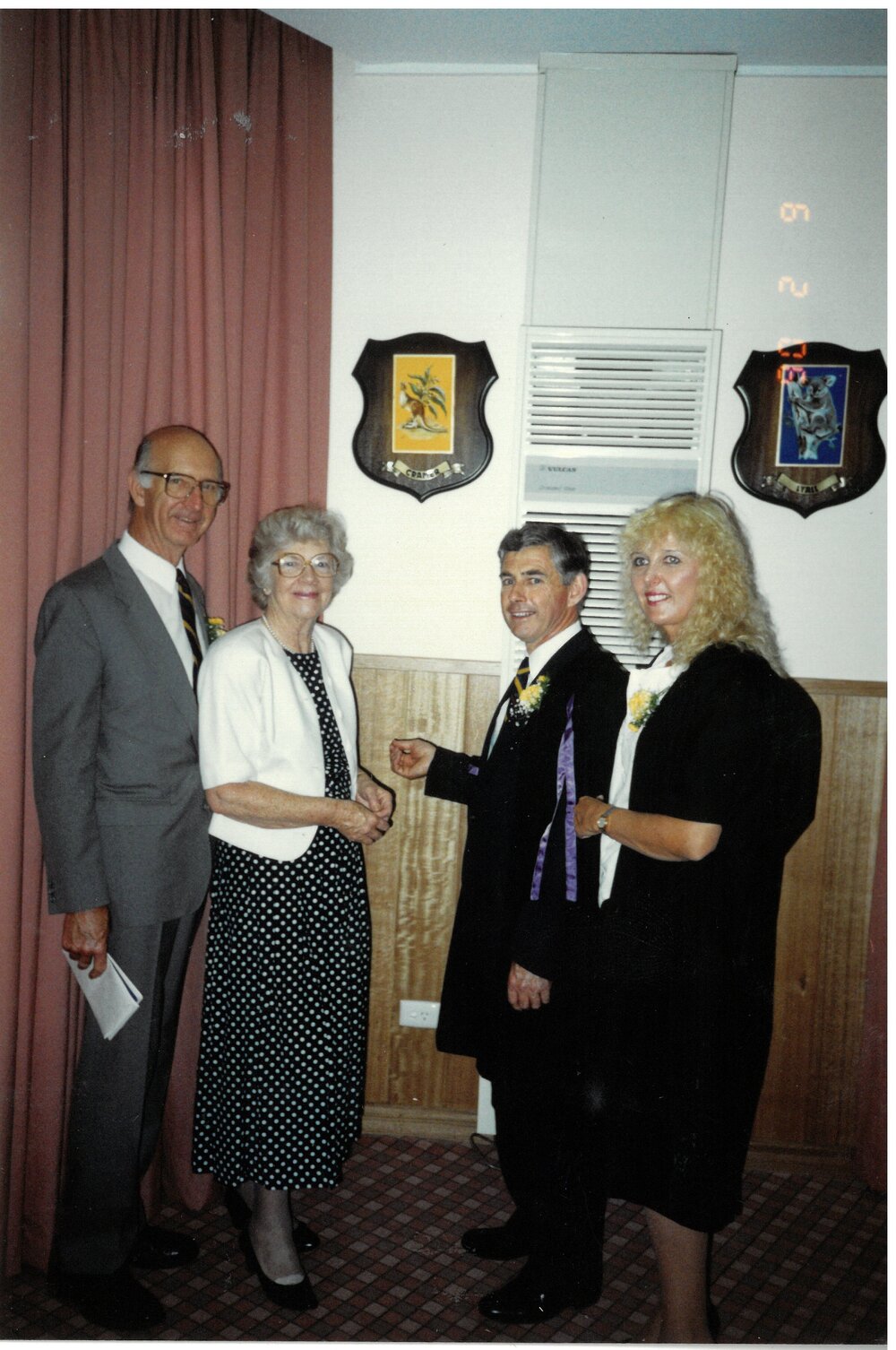 Inauguration of Cramer House, 1990