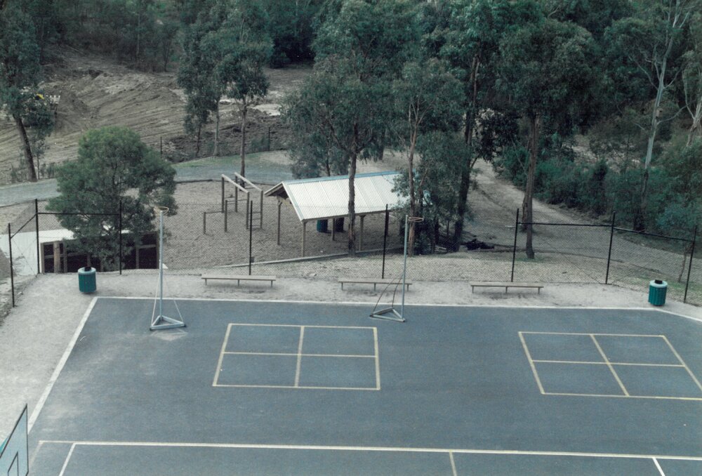 Original playground at Donvale, 1989