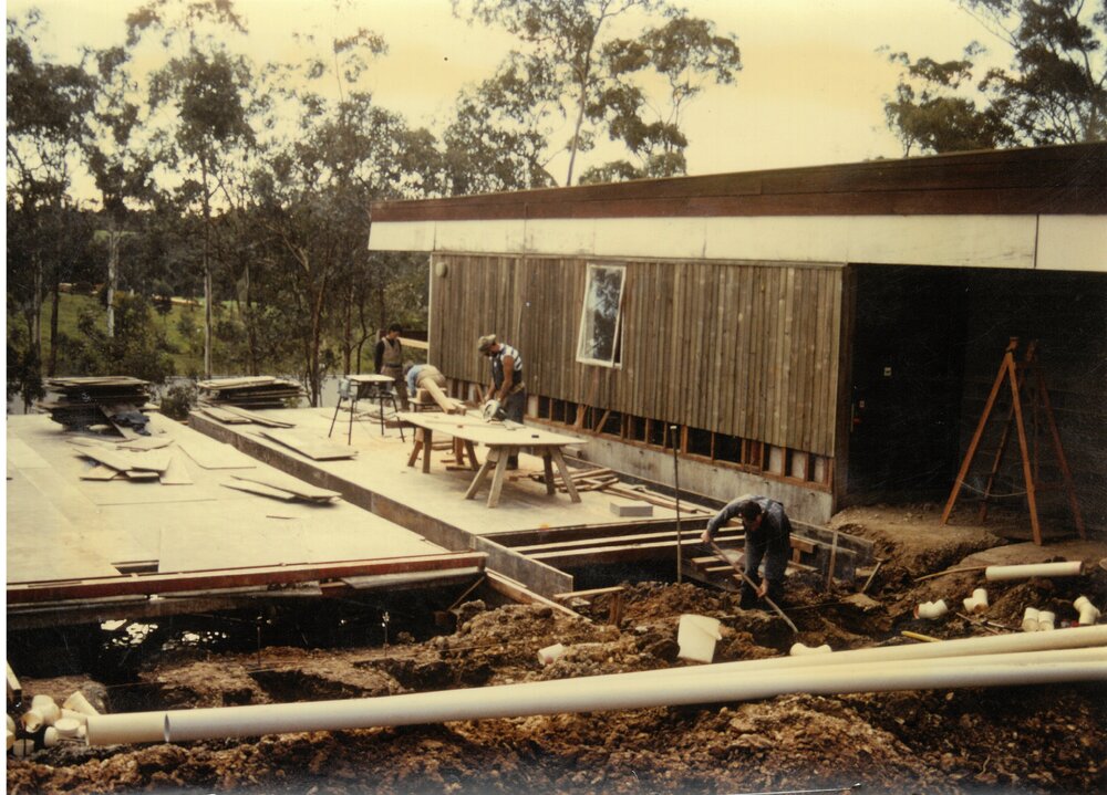 Donvale building site, 1988