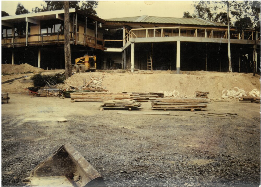 Donvale under renovation, 1988