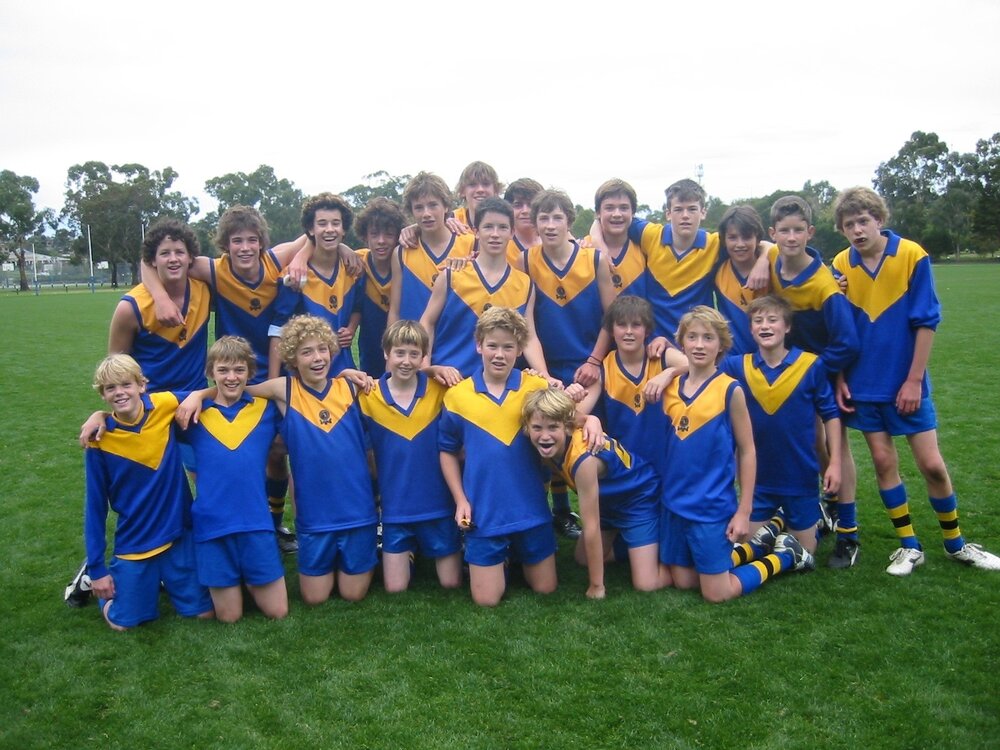 Carey Junior School football team versus Pembroke School, 2005