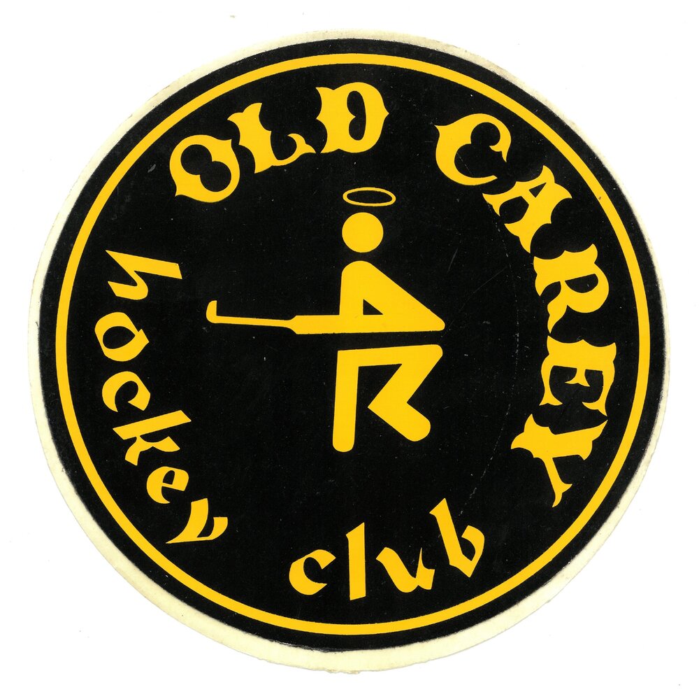 Old Carey Hockey Club sticker, circa 1979