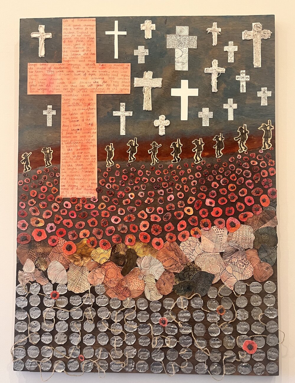 Anzac Day centenary commemorative collage, 2015