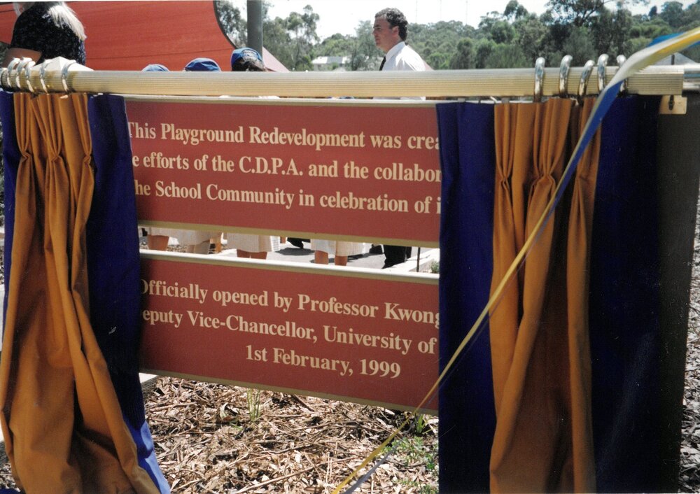 Opening of the Donvale playground redevelopment, 1999