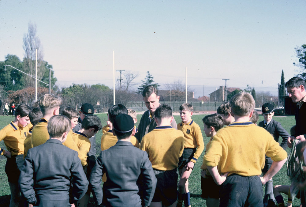 Open A pep talk,  1965
