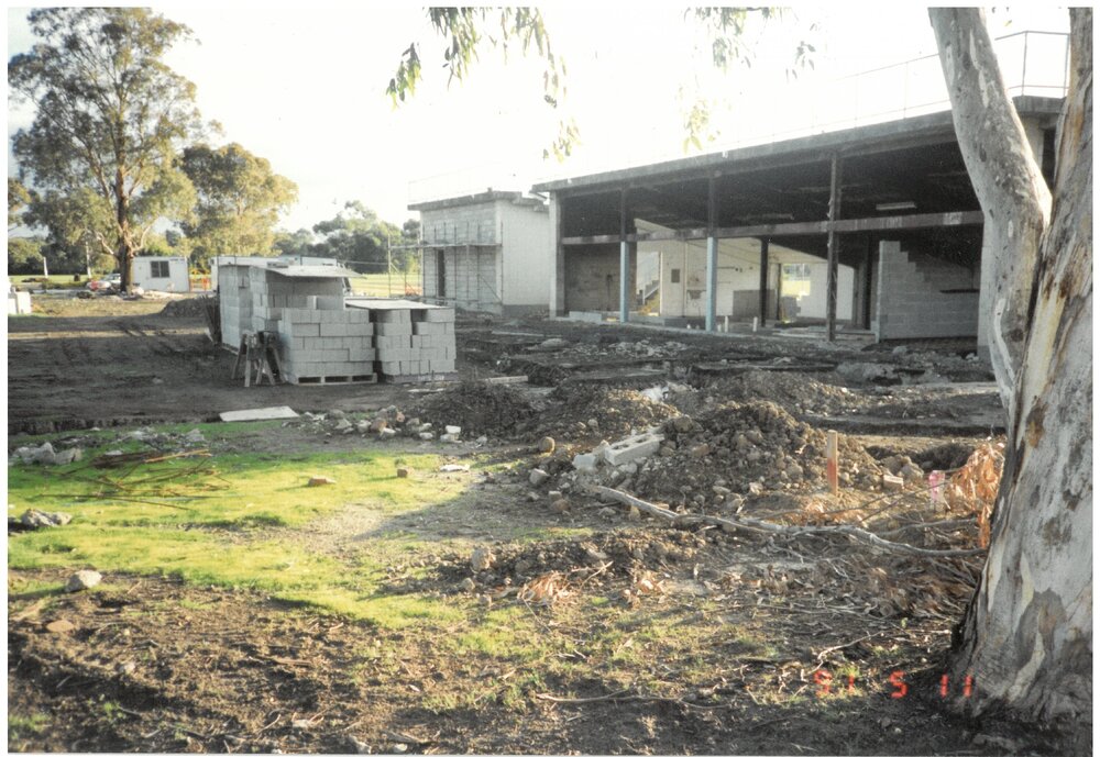 Construction of The Geoffrey Stevens Swimming Pool Complex at Bulleen, 1991