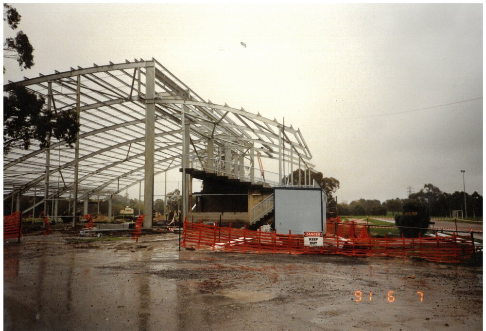 Construction of The Geoffrey Stevens Swimming Pool Complex at Bulleen, 1991