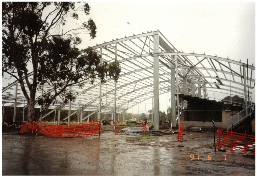 Construction of The Geoffrey Stevens Swimming Pool Complex at Bulleen, 1991