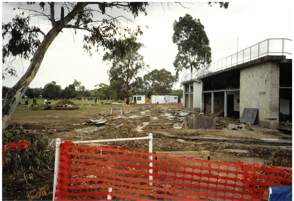 Construction of The Geoffrey Stevens Swimming Pool Complex at Bulleen, 1991