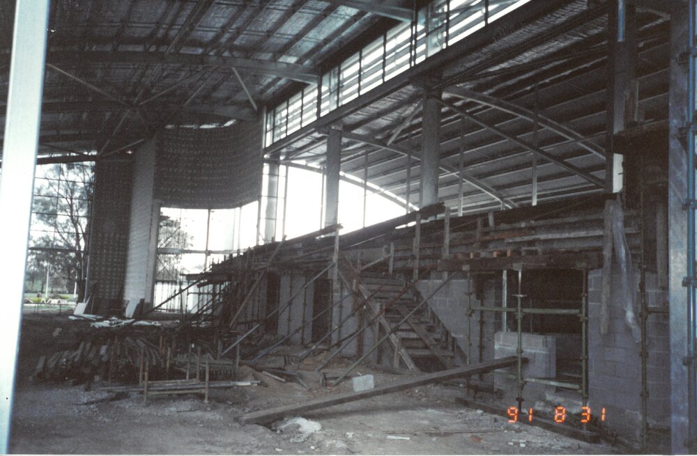 Construction of The Geoffrey Stevens Swimming Pool Complex at Bulleen, 1991