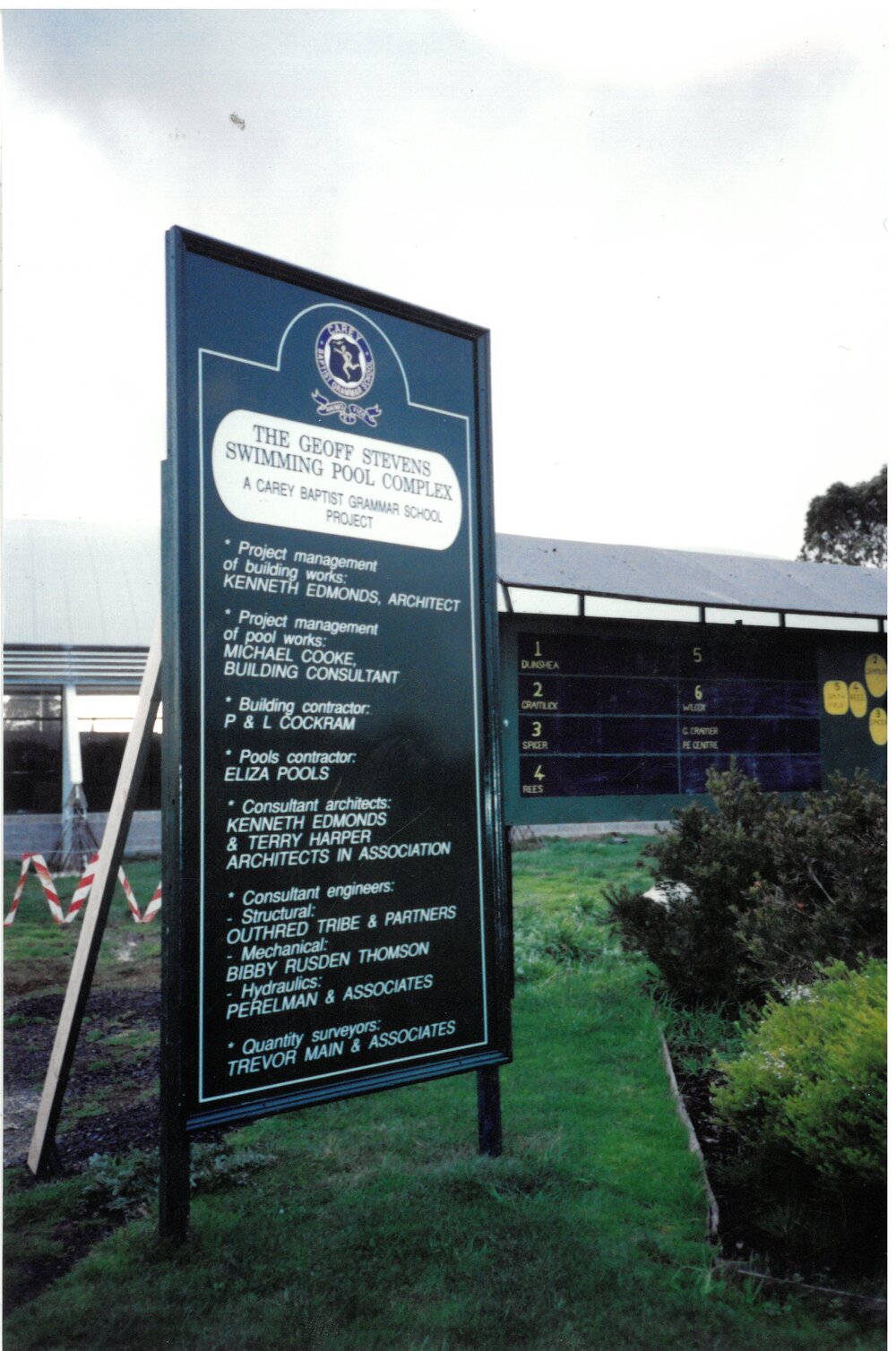 Construction of The Geoffrey Stevens Swimming Pool Complex at Bulleen, 1991