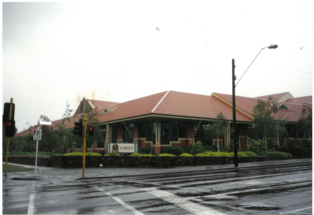 Reburbished Middle School from Barkers Road, 1997
