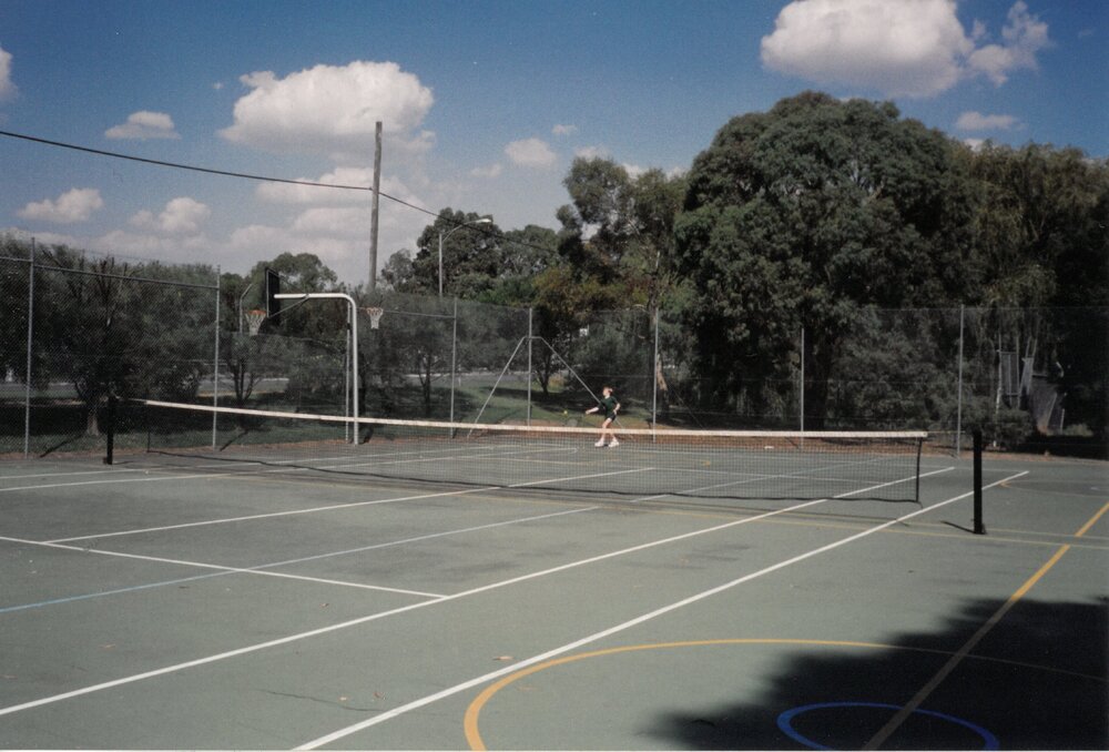 Tennis courts at Bulleen, 1995