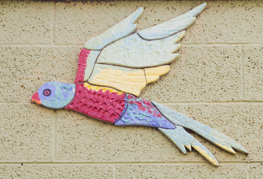 Rosella sculpture, 2007