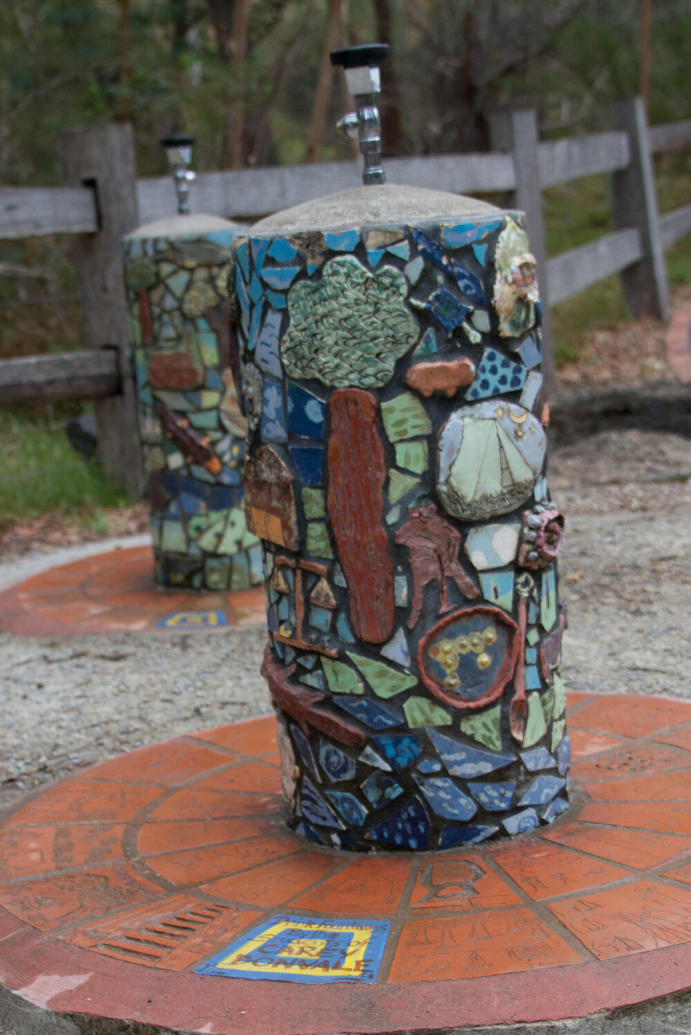 The Gold Rush History Pathway Community Art Project, 2004