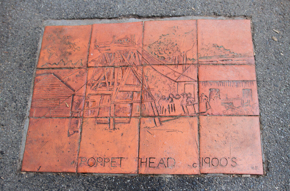 The Gold Rush History Pathway Community Art Project, 2004