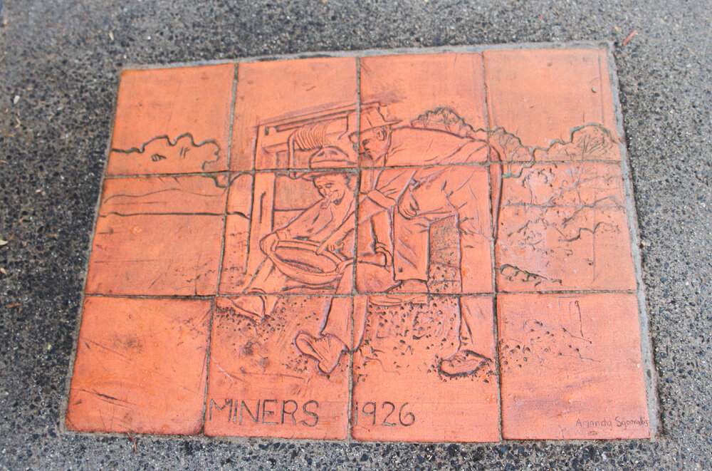 The Gold Rush History Pathway Community Art Project, 2004