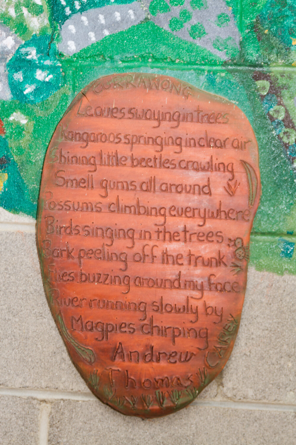 Currawong Bush Park Community Art Project, 2002