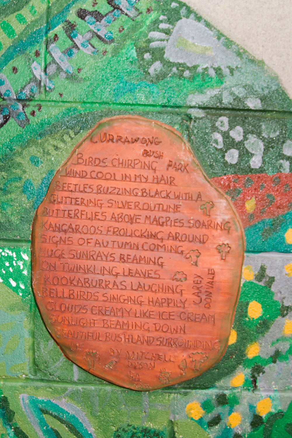 Currawong Bush Park Community Art Project, 2002