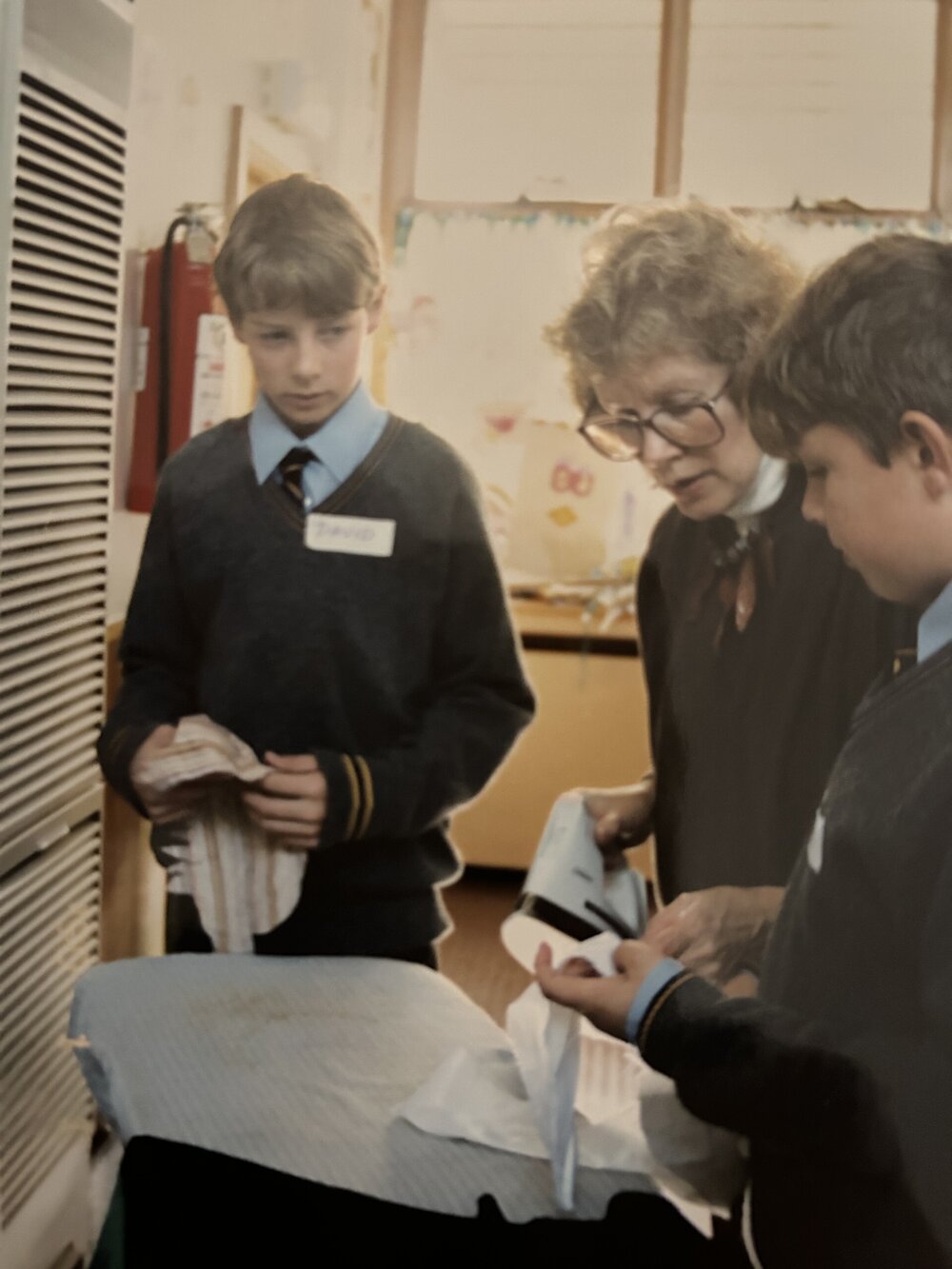 Wendy Weeks and students, 1993