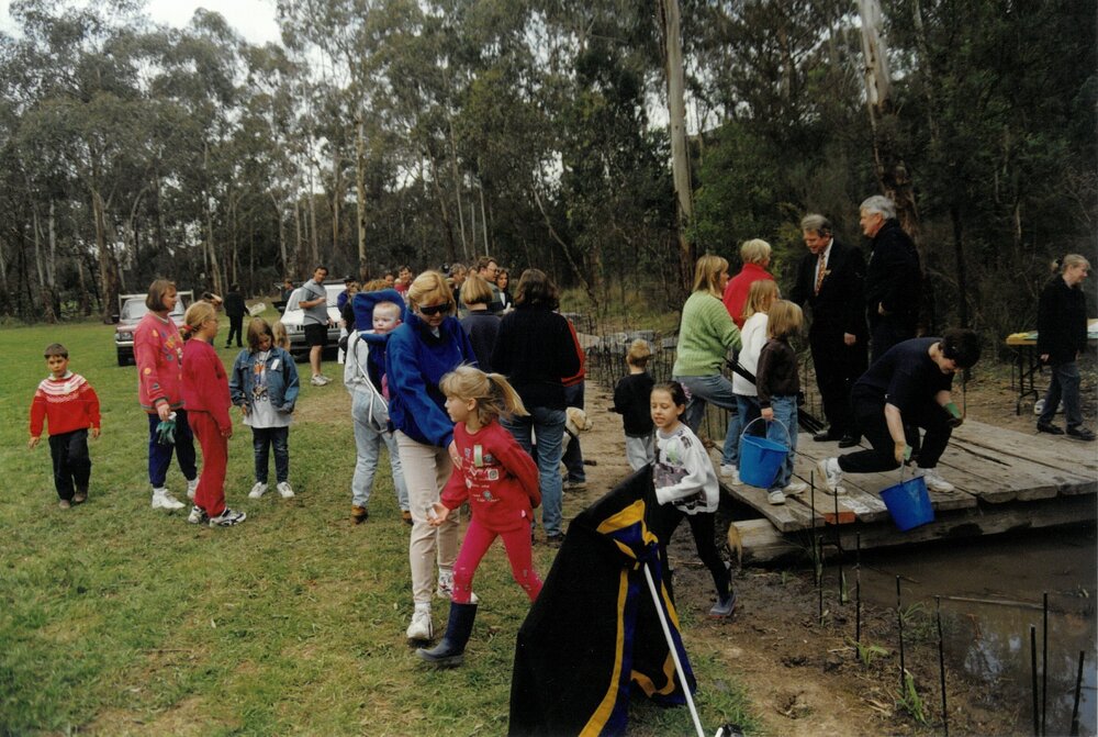 Opening of the Donvale Wetlands Area, 1997